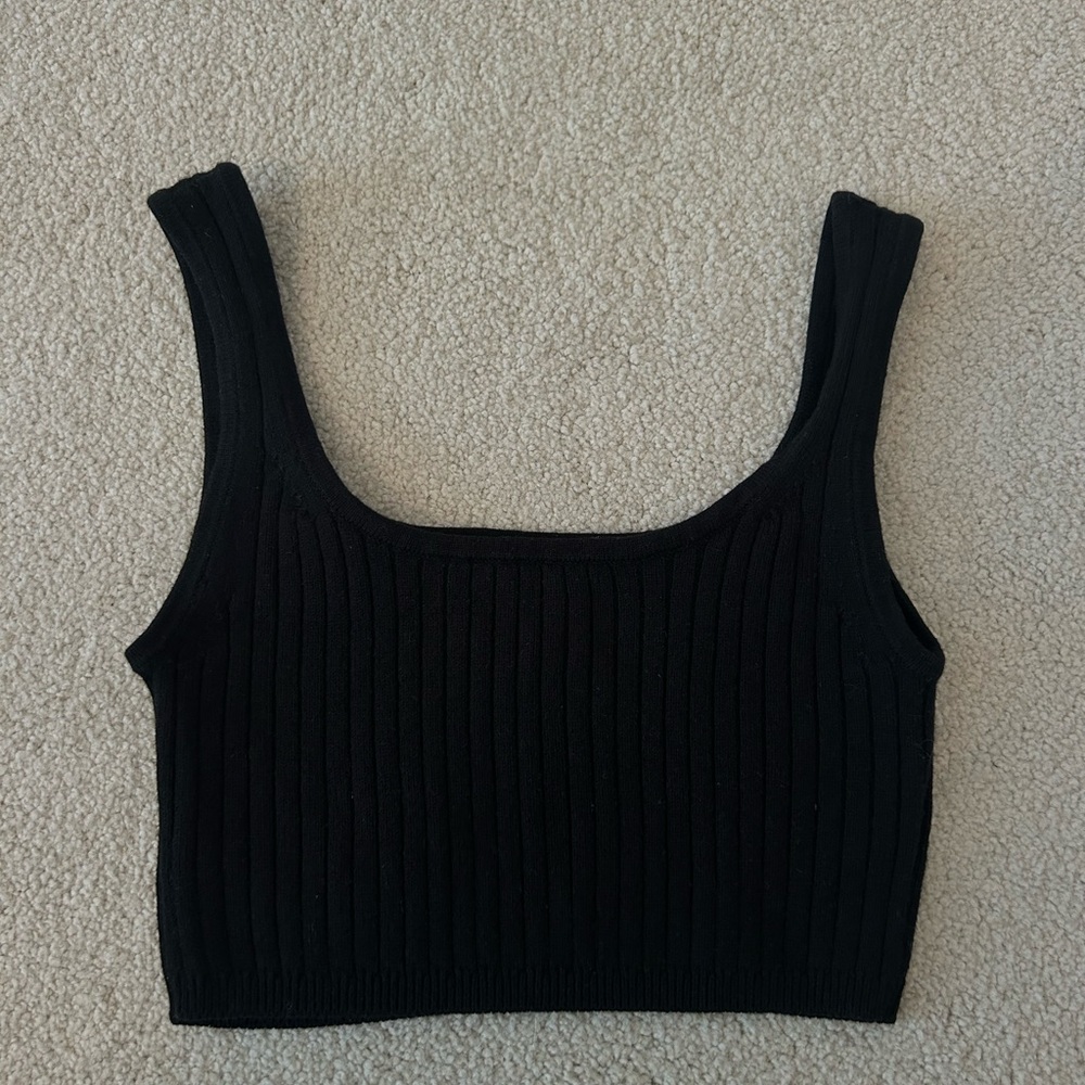 Aritzia sweater bra top